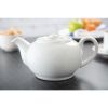 Olympia Whiteware Teapots 852ml (Pack of 4)