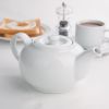 Olympia Whiteware Teapots 852ml (Pack of 4)