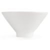 Olympia Whiteware Fluted Bowls 141mm (Pack of 4)