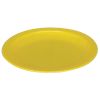 Olympia Kristallon Polycarbonate Plates Yellow 172mm (Pack of 12)