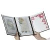 Securit Crystal Double Sided Menu Cover A4 Triple (Pack of 3)