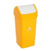 SYR Polypropylene Swing Bin Yellow 50Ltr