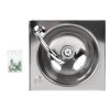 Basix Stainless Steel Knee Operated Hand Wash Basin