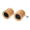 Olympia Light Wood Salt and Pepper Mill Grinder Set