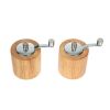 Olympia Light Wood Salt and Pepper Mill Grinder Set