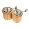 Olympia Light Wood Salt and Pepper Mill Grinder Set