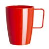 Olympia Kristallon Polycarbonate Handled Beakers Red 284ml (Pack of 12)