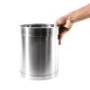 Bolero Waste Paper Bin Stainless Steel 10.2Ltr