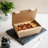 Vegware Compostable Microflute Takeaway Box 8x5