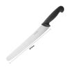 Hygiplas Serrated Pastry Knife Black 25.5cm