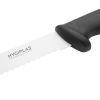 Hygiplas Serrated Pastry Knife Black 25.5cm