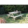 Rowlinson Wooden Picnic Bench 5ft