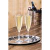 BBP Polycarbonate Champagne Flutes 200ml CE Marked at 175ml (Pack of 12)