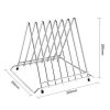 Hygiplas Heavy Duty Chopping Board Rack 7 Slots