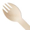 Fiesta Compostable Individually Wrapped Wooden Sporks (Pack of 500)