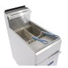 Imperial Single Tank Twin Basket Freestanding Gas Fryer IFS-50-OP