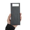 Europochette Black Cutlery Pouch with White Napkin (500 pack)
