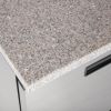 Polar G-Series Double Door Counter Fridge with Granite Work Top 240Ltr