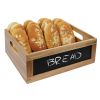 Olympia Bread Crate with Chalkboard 1/2 GN
