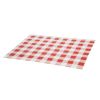 Greaseproof Paper Sheets Red Gingham (Pack of 200)