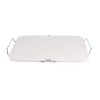 Rectangular Pizza Stone with Metal Serving Rack 15in
