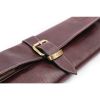 Boldric One Buckle Leather Knife Bag Brown 8 Slots