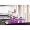 Araven Allergen Polypropylene 1/6 Gastronorm Food Container Purple 2.6Ltr