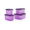 Araven Allergen Polypropylene 1/6 Gastronorm Food Container Purple 2.6L