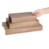Olympia Acacia Wood Riser Set (Pack of 3)
