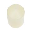 Ivory Pillar Short 3inch Candle (Pack of 12)