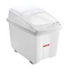 Araven Transparent Mobile Ingredient Bin 80Ltr