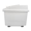 Araven Transparent Mobile Ingredient Bin 80Ltr