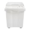 Araven Transparent Mobile Ingredient Bin 80Ltr