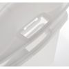 Araven Transparent Mobile Ingredient Bin 80Ltr