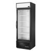 True 1 Glass Door 538L Upright Display Fridge Black GDM-19T-HC-TSL01