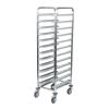 Matfer Bourgeat 12 Tray Cafeteria Trolley Grey