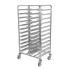 Matfer Bourgeat 24 Tray Cafeteria Trolley Grey