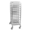 Matfer Bourgeat 24 Tray Cafeteria Trolley Grey
