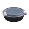 Fastpac Large Round Food Containers 1000ml / 35oz (300 Pack)