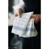 Dunisoft Towel Napkin Blue Check 38x54cm (Pack of 250)