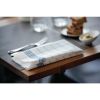 Dunisoft Towel Napkin Blue Check 38x54cm (250 Pack)