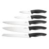 Nisbets Essentials Knife Block and Knives Set