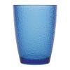Olympia Kristallon Polycarbonate Tumbler Pebbled Blue 275ml (Pack of 6)