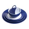 Olympia Kristallon Gala Colour Rim Melamine Mug Blue 285ml (Pack of 6)