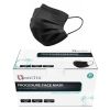 Black Type IIR Front of House Face Masks (50 Pack)