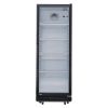 Nisbets Essentials Upright Display Fridge Black 346Ltr