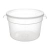 Vogue Polypropylene Round Food Storage Container 10Ltr