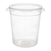 Vogue Polypropylene Round Food Storage Container 20Ltr