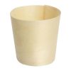 Fiesta Compostable Wooden Sauce Pots 38ml / 1.25oz (100 pack)