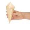 Fiesta Compostable Wooden Canape Cones 75mm (Pack of 100)